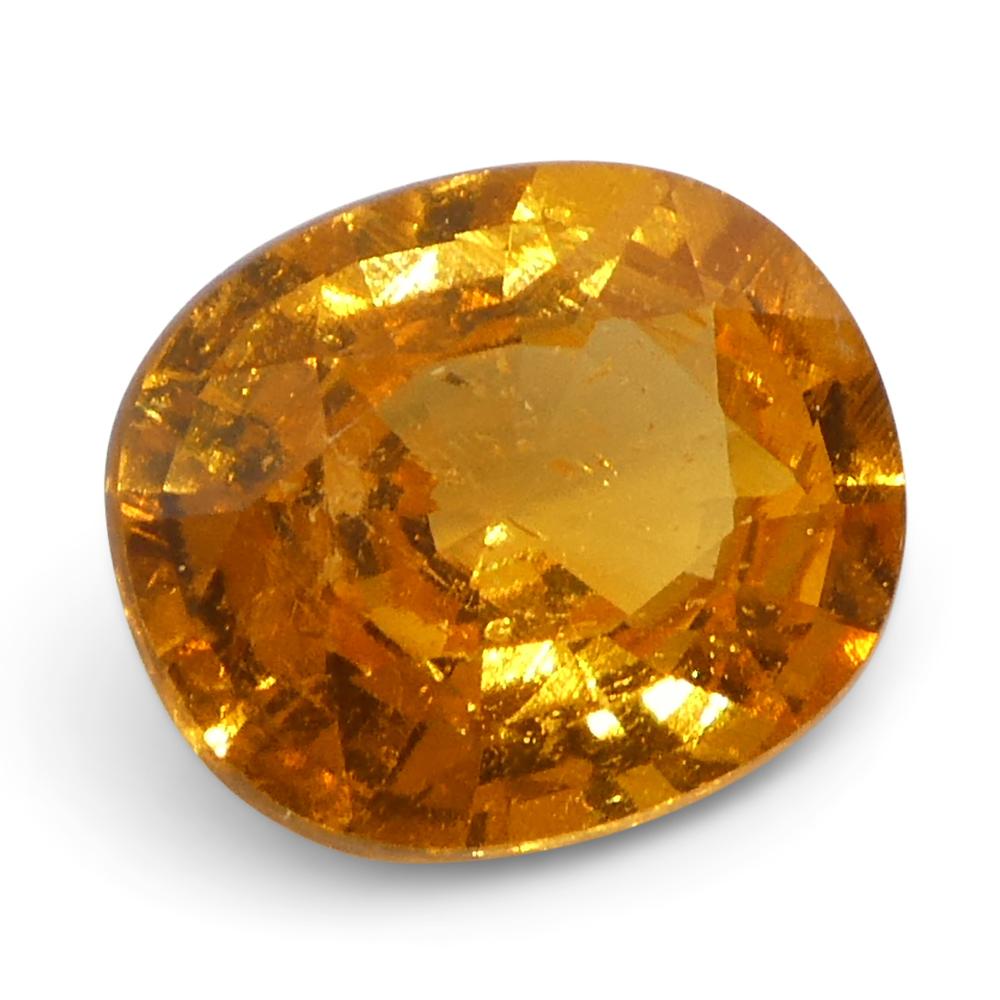Granate Fanta Naranja Mandarina Oval de Namibia de 2,17ct en venta 2