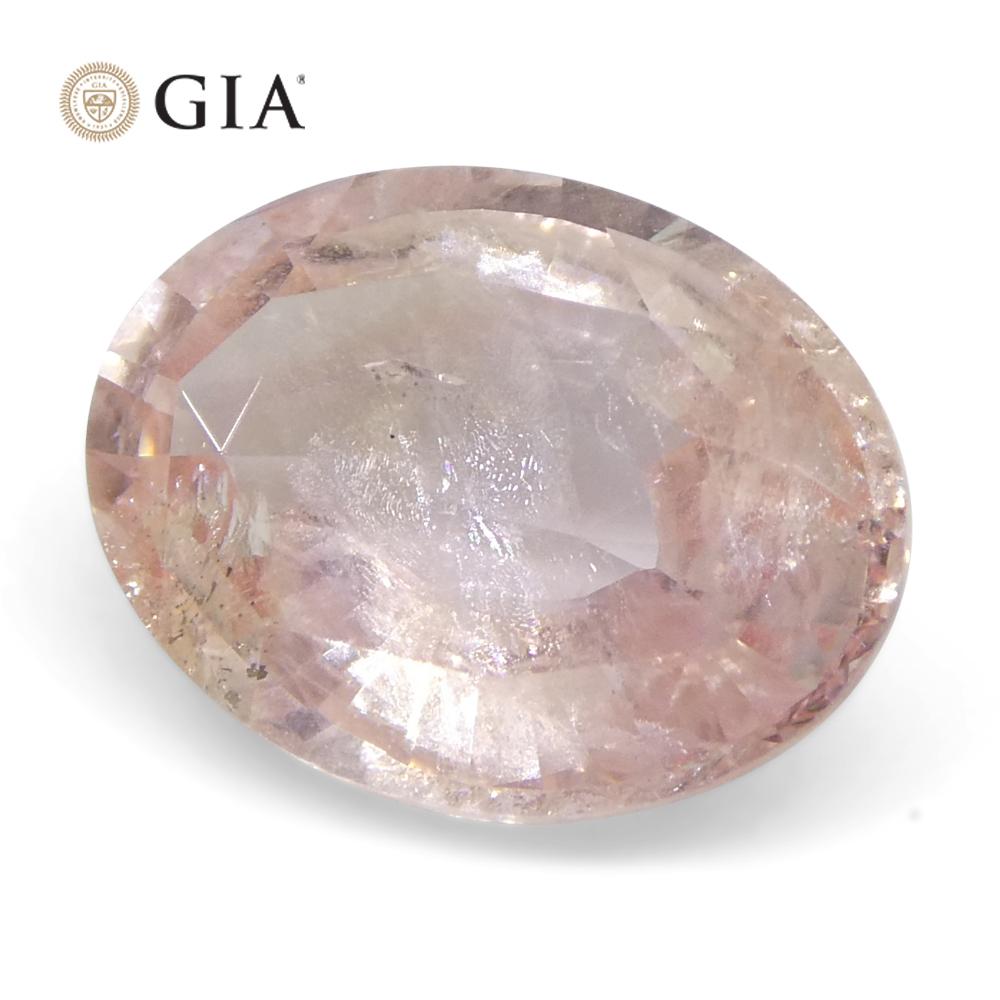 2,17 Karat Oval Rosa-Oranger Padparadscha Saphir GIA zertifiziert  Sri Lanka, unerhitzt 3