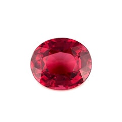 2,17 ct Granato rodolite naturale rosa viola taglio ovale Gemma sciolta VVS