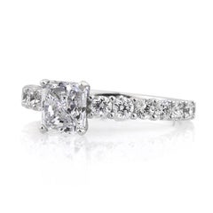 2,17ct Diamant-Verlobungsring mit Strahlenschliff