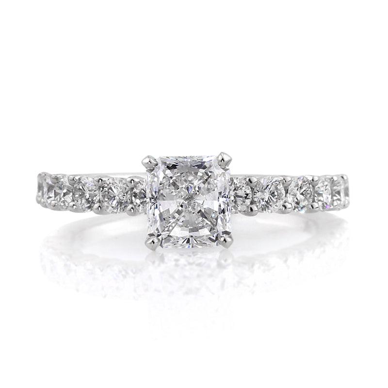 2.17ct Radiant Cut Diamond Engagement Ring