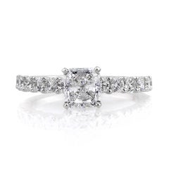 2.17ct Radiant Cut Diamond Engagement Ring