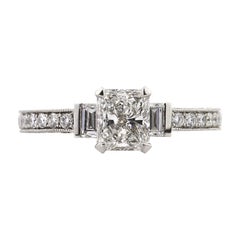 2.17ct Radiant Cut Diamond Engagement Ring