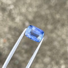 2.18 carats No Heat Purplish Blue Sapphire Stone Cushion Cut Sri Lankan Gem