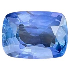 2.18 carats No Heat Purplish Blue Sapphire Stone Cushion Cut Sri Lankan Gem