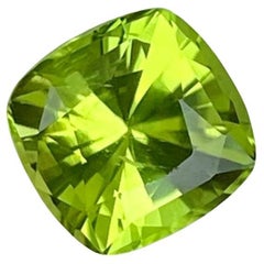 2.18 Carats Peridot Stone Custom Precision Cut Natural Pakistani Gemstone