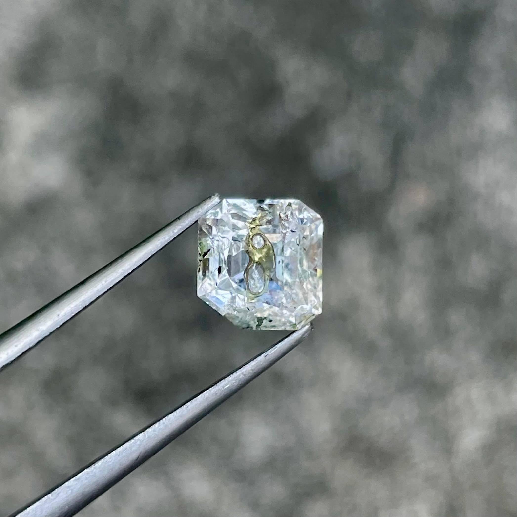 da uomo o donna 2.18 carati Quarzo Petrolio Sfaccettato Gemma Naturale Pakistana in vendita