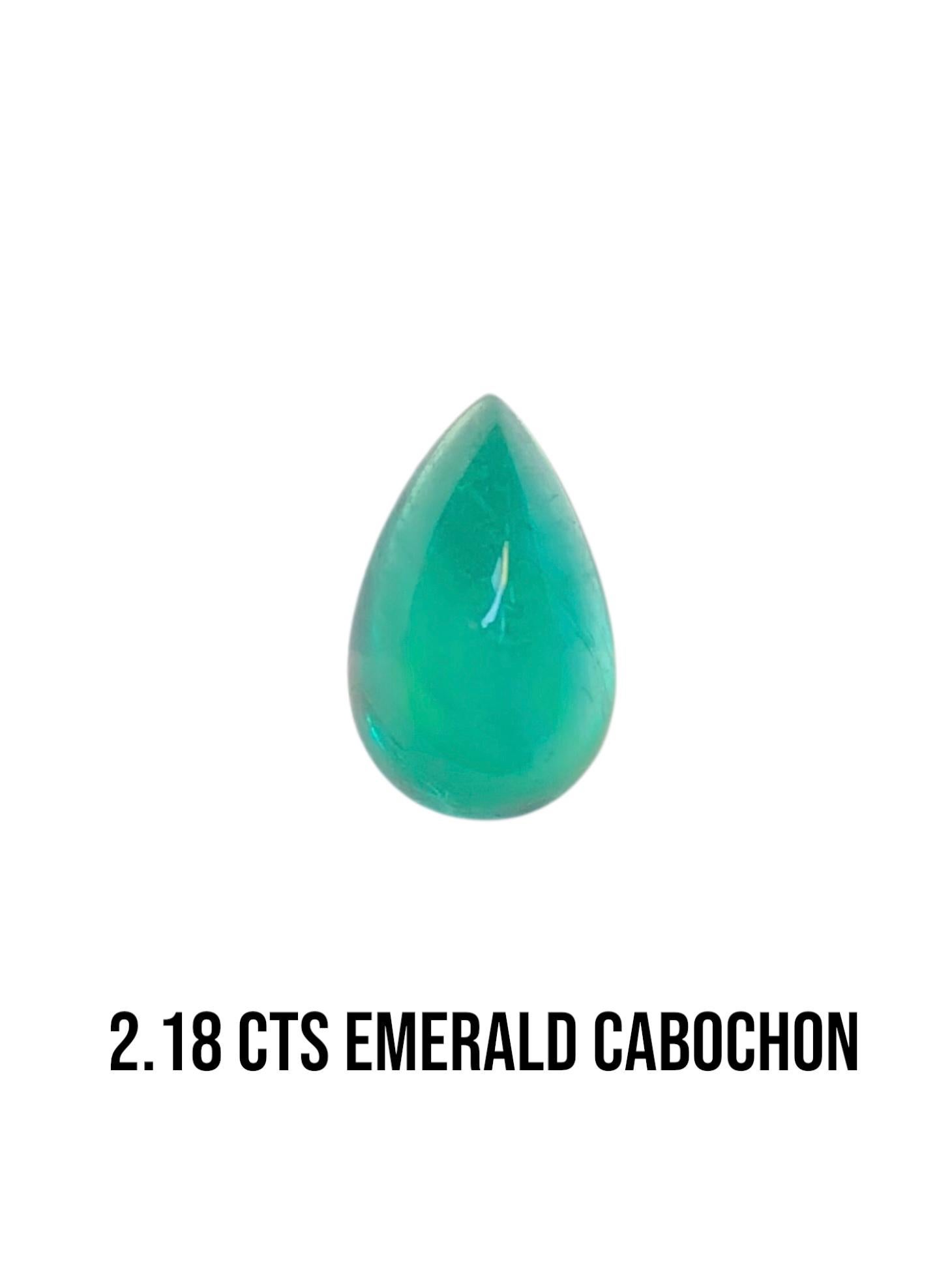 2.18 Karat  Seltener russischer natürlicher Smaragd GUILD Zertifikat Vivid Green Farbe im Angebot 3