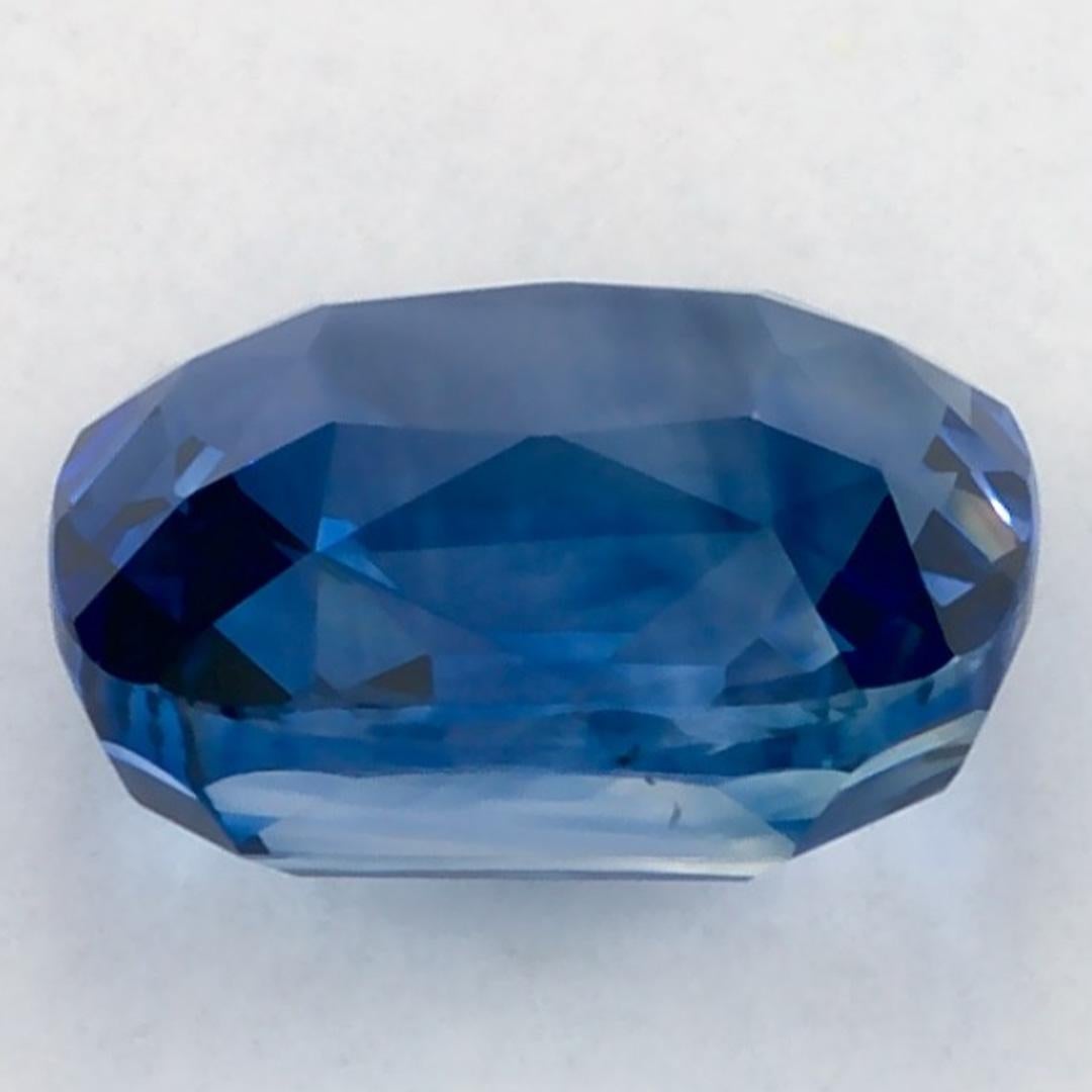2.18 Karat Blauer Saphir Cushion Loser Edelstein im Zustand „Neu“ im Angebot in Fort Lee, NJ