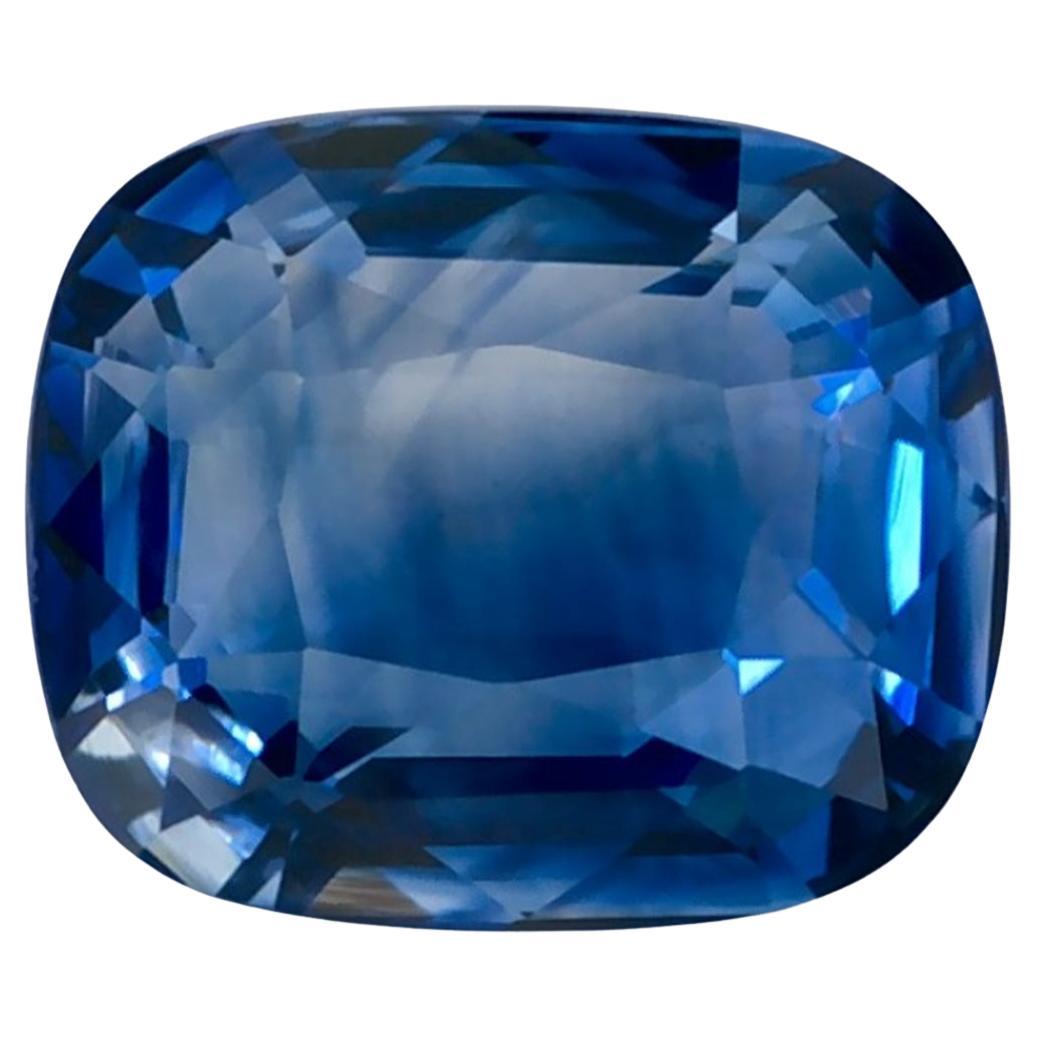 2.18 carati di zaffiro blu a cuscino, gemma sfusa