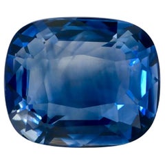 2.18 Ct Blue Sapphire Cushion Loose Gemstone