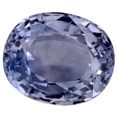 2.18 qt Zafiro Azul Oval Gema Suelta