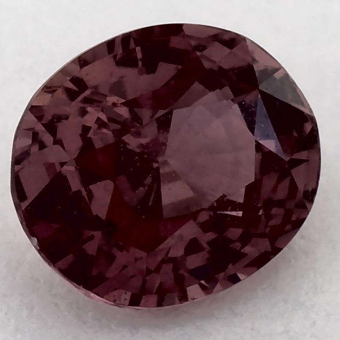 Taglio ovale 2.18 carati di zaffiro rosa ovale sfuso in vendita