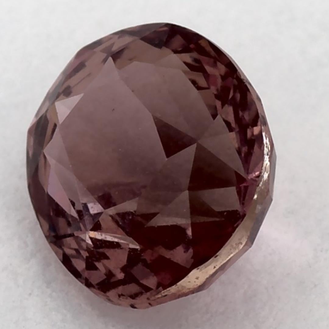 Donna 2.18 carati di zaffiro rosa ovale sfuso in vendita