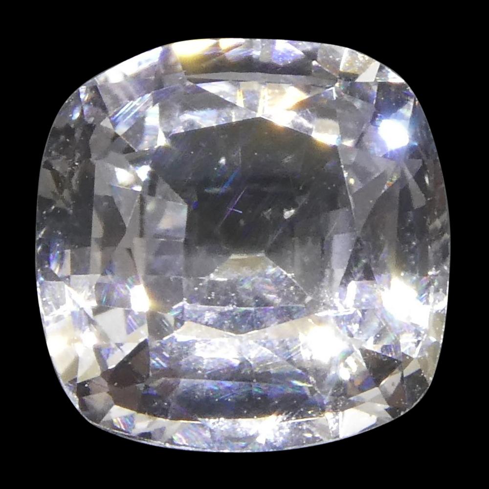 This is a stunning GIA Certified Sapphire


The GIA report reads as follows:

GIA Report Number: 2211816734
Shape: Cushion
Cutting Style:
Cutting Style: Crown: Modified Brilliant Cut
Cutting Style: Pavilion: Step Cut
Transparency: Transparent
Color: