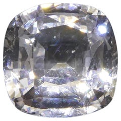 2.18ct Cushion White Sapphire GIA Certified Sri Lanka