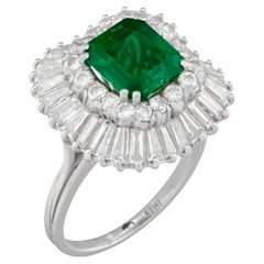 2.19 Carat Emerald-cut Statement 18K Gold Quiet Power Heirloom