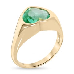 2.19 Carat Heart Shape Statement 18K White Gold Everyday Royalty