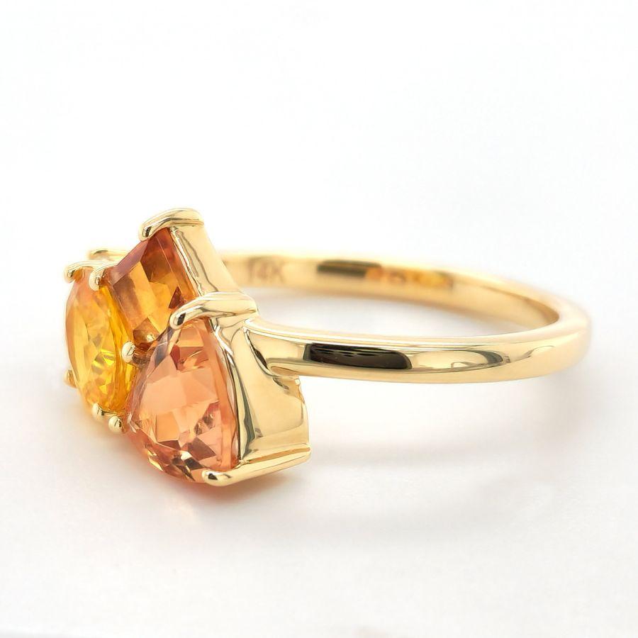 Imperial Topaz 0.95 carats

Yellow Sapphire 0.86 carats

Citrine 0.30 carats

Diamond 0.08 carats

Ring Overview
SKU
4552
Center Stone
Yellow Sapphire
Side Stones
Diamonds
Metal Type
14K Yellow Gold
Metal Weight
2.39 gr
Size
6.5

Center