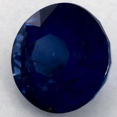 2.19 Ct Blue Sapphire Round Loose Gemstone (pierre précieuse en vrac)