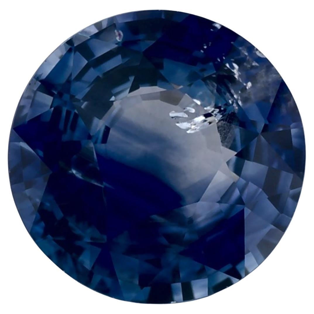 2.19 carati di zaffiro blu rotondo sfuso