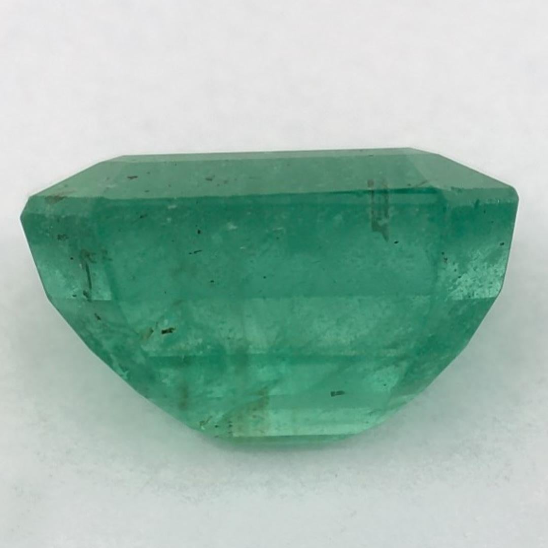 Women's 2.19 Ct Emerald Octagon Cut Loose Gemstone For Sale