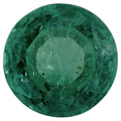 2.19 Ct Emerald Round Loose Gemstone (pierre précieuse en vrac)