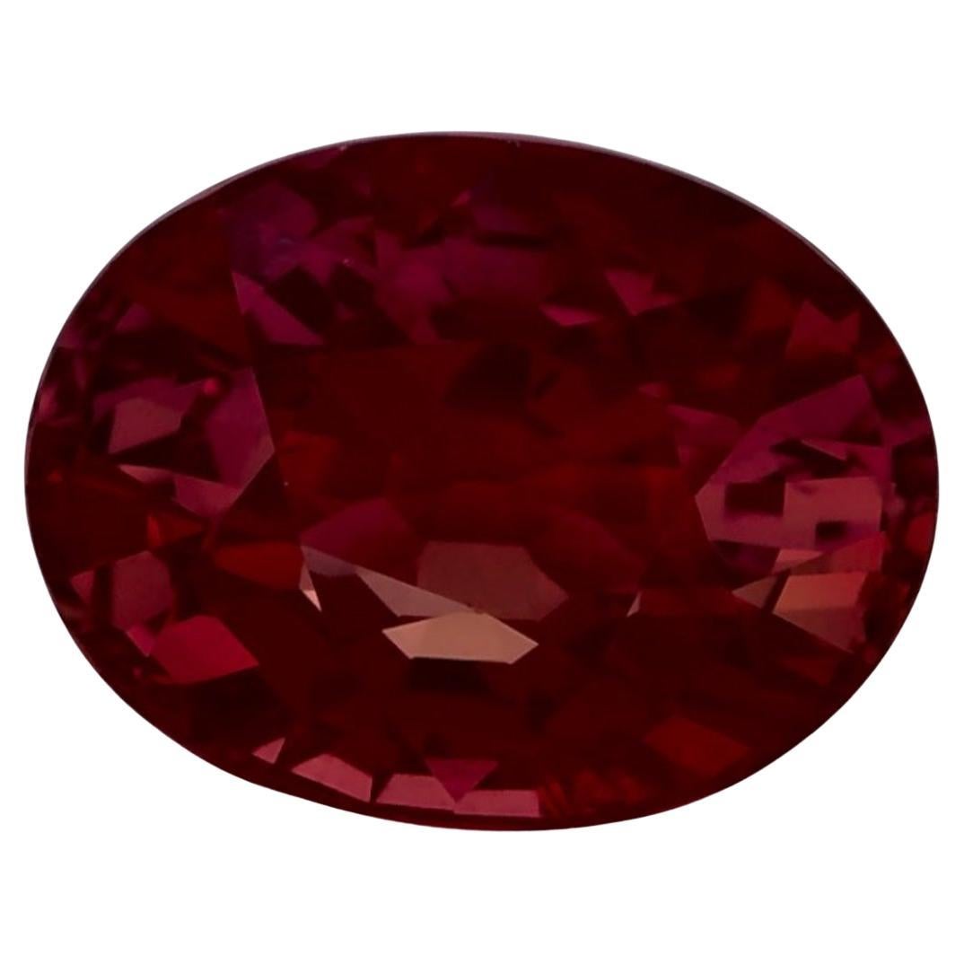 2.19 Ct Ruby Oval Loose Gemstone