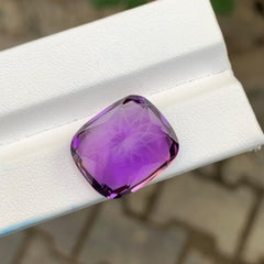 21.90 Carats Purple Loose Amethyst Flower Cut
