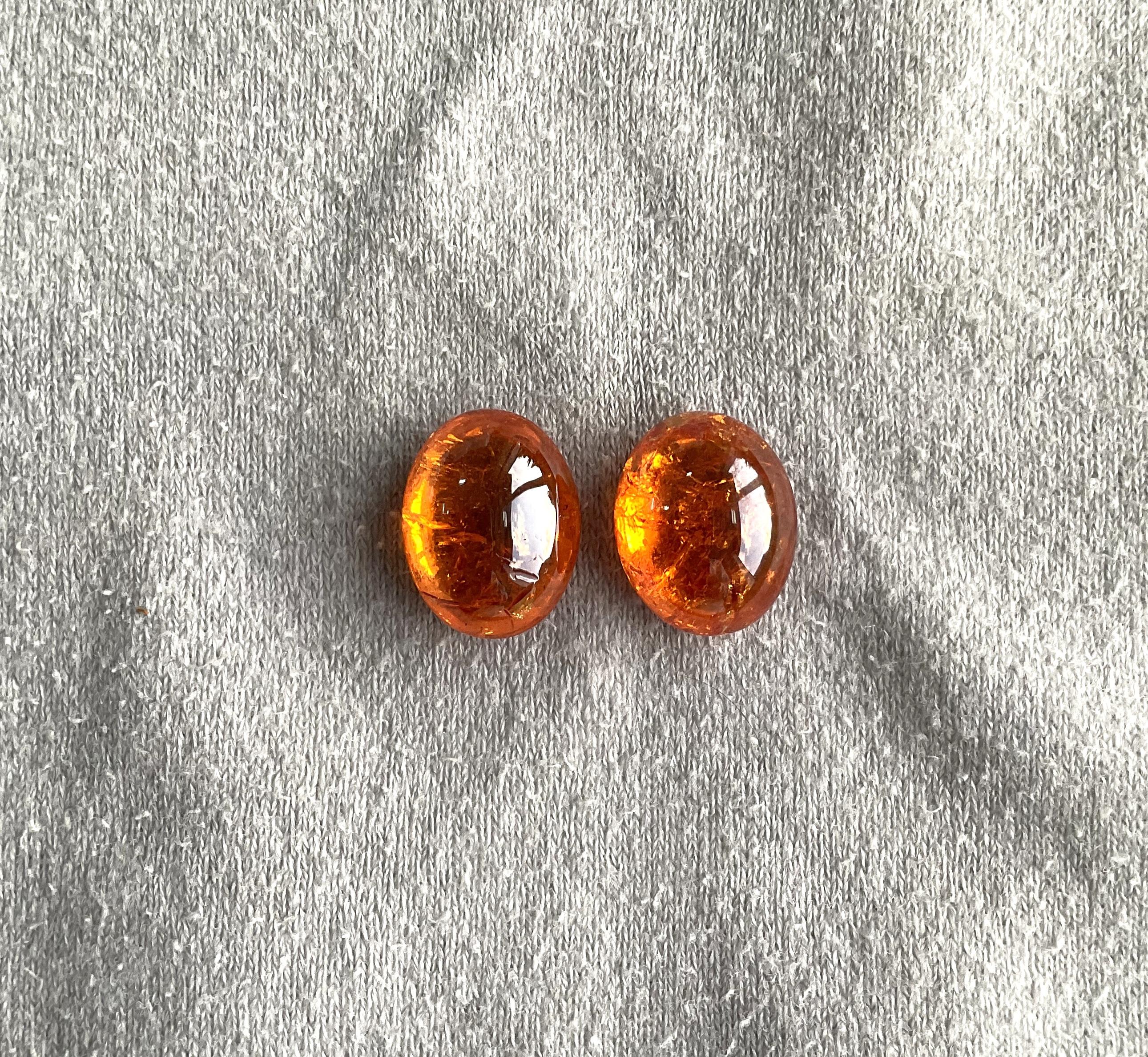 21.92 Carati di Granato Fanta Spessartite Cabochon ovale di qualità superiore Nature

Peso - 21,92 carati
Dimensioni -  Da 14x11,5 a 14x11 MM
Pezzo - 2
Forma - Cabochon ovale