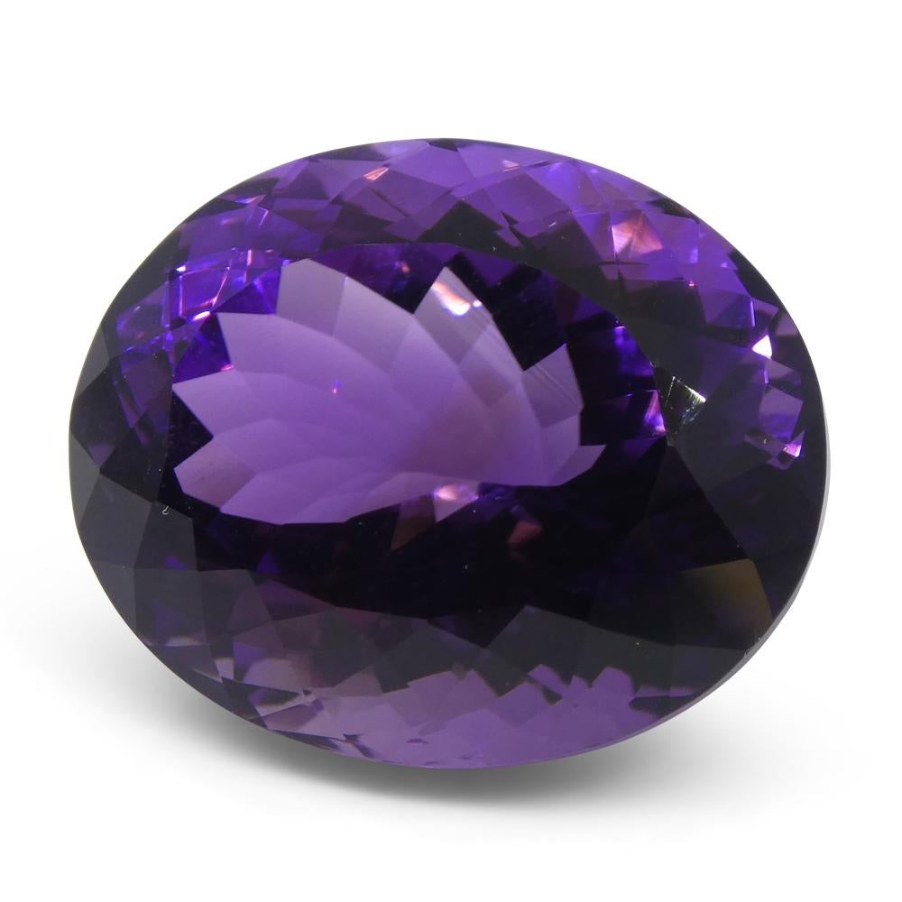 21.94 ct Oval Amethyst For Sale 1