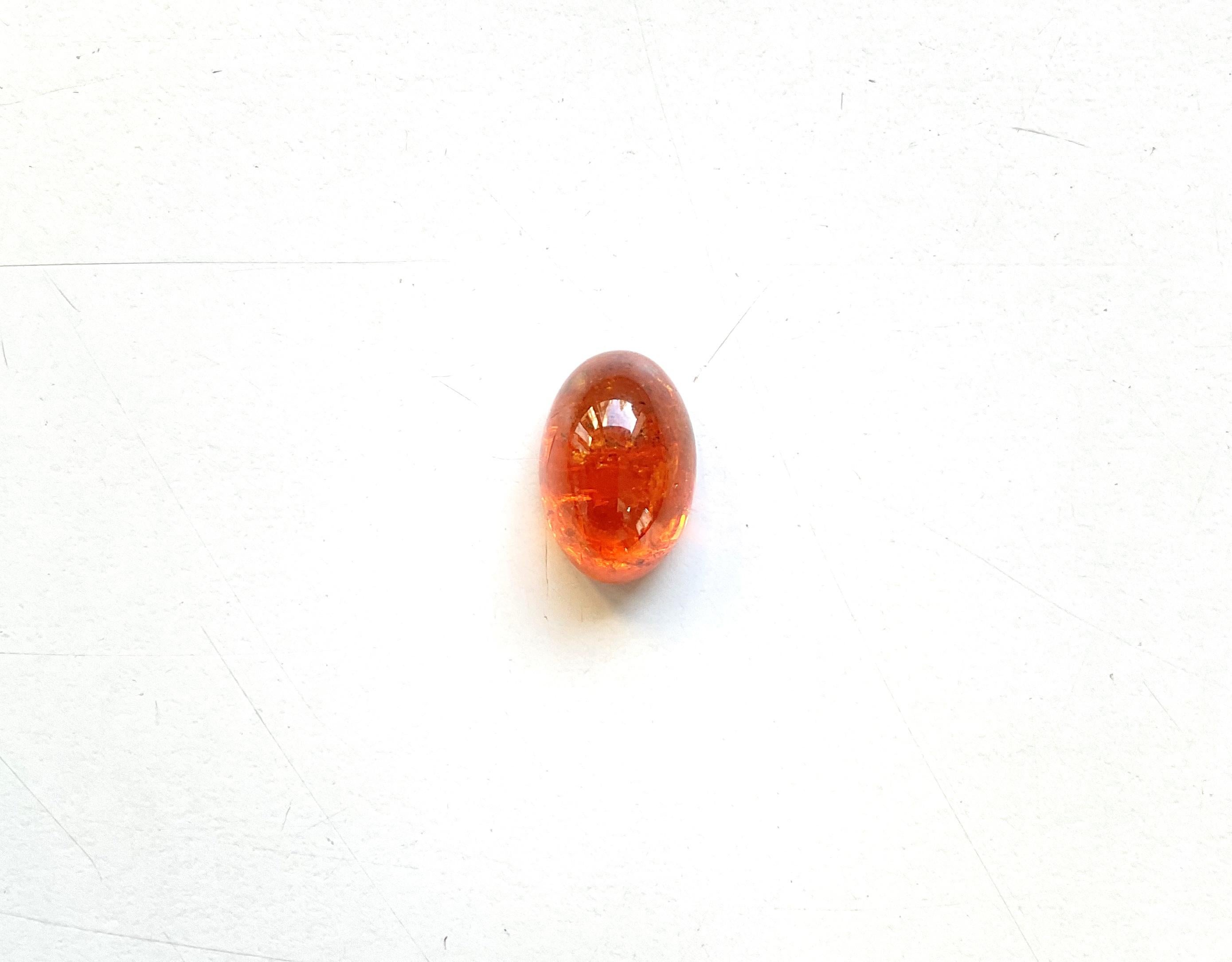 21.98 Carati di Granato Fanta Spessartite Cabochon ovale di qualità superiore Nature

Peso - 21,98 Carati
Dimensioni - 17,5x12x10 MM
Pezzo - 1
Forma - Cabochon ovale