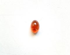 21.98 Carat Fanta Spessartite Garnet Oval Cabochon Plain Top Quality Natural Gem