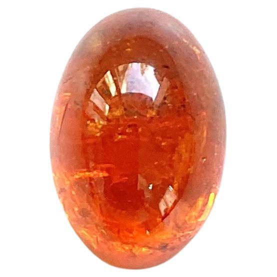 21.98 Carati di Granato Fanta Spessartite Cabochon ovale di qualità superiore Nature