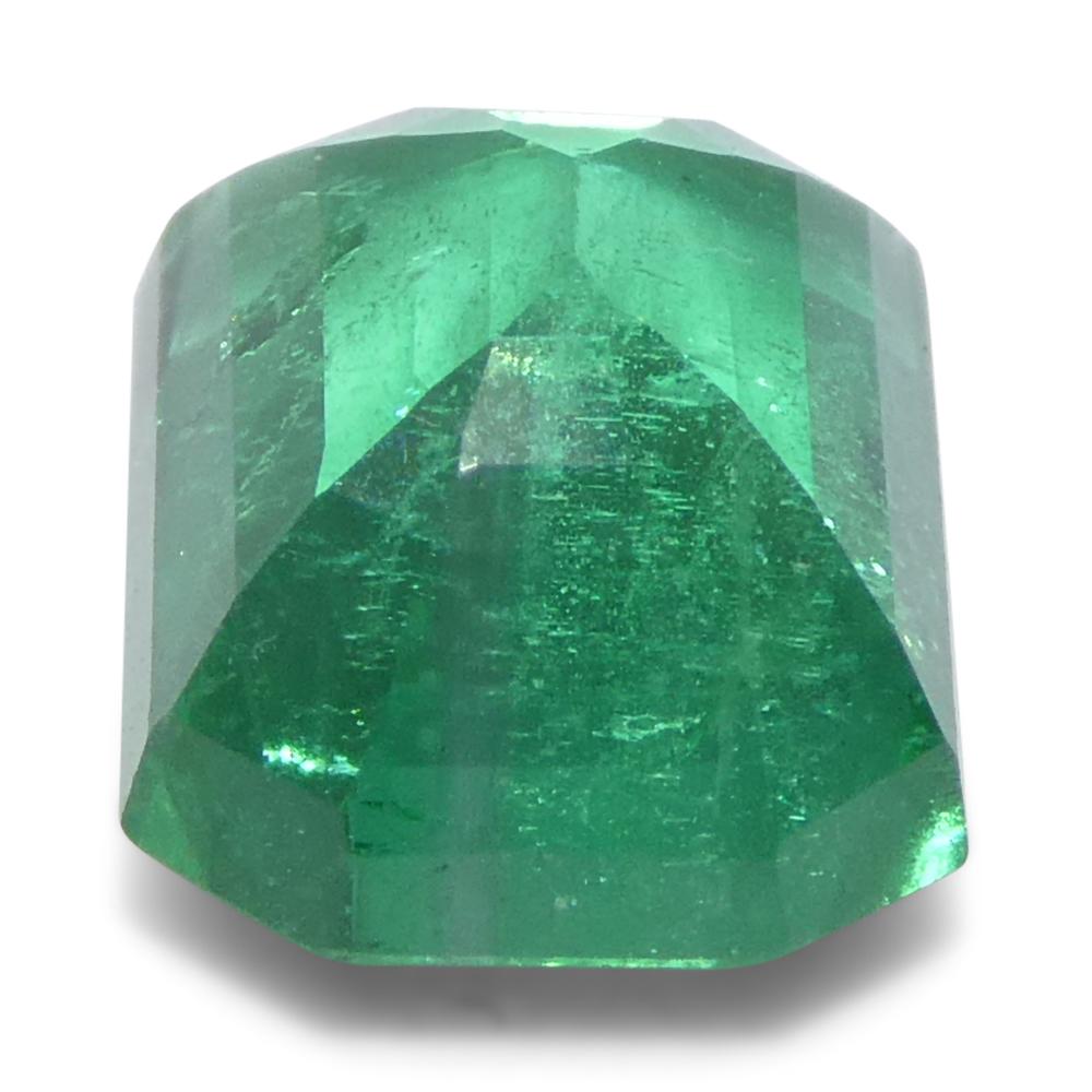 2.19ct Octagonal/Emerald Cut Green Emerald from Zambia For Sale 6