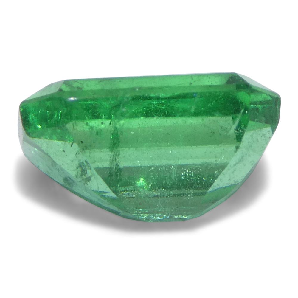 2.19ct Octagonal/Emerald Cut Green Emerald from Zambia For Sale 3