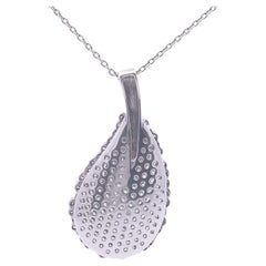 2.19ct Round Diamond Cluster Necklace in 18k Gold