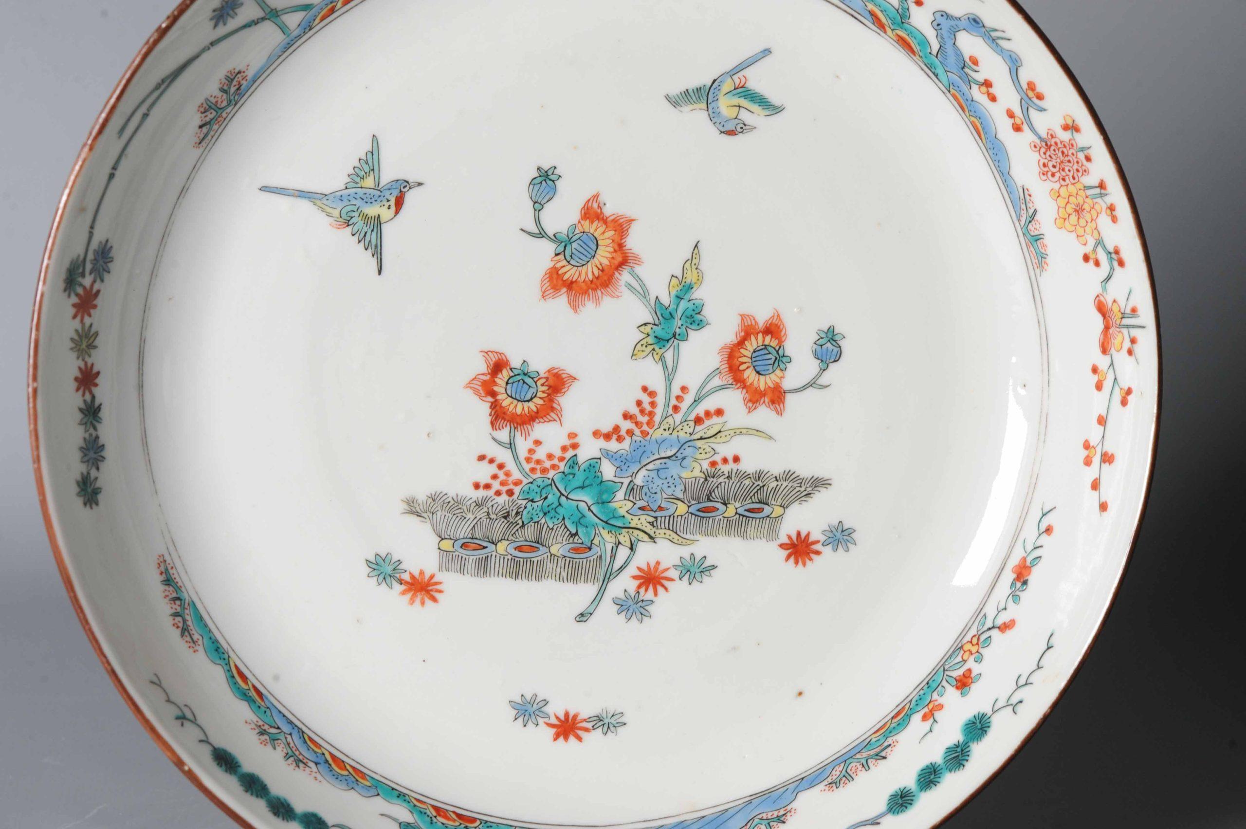High Quality 18th C Kangxi Period Chinese Porcelain Kakiemon Plate Dutch De 5