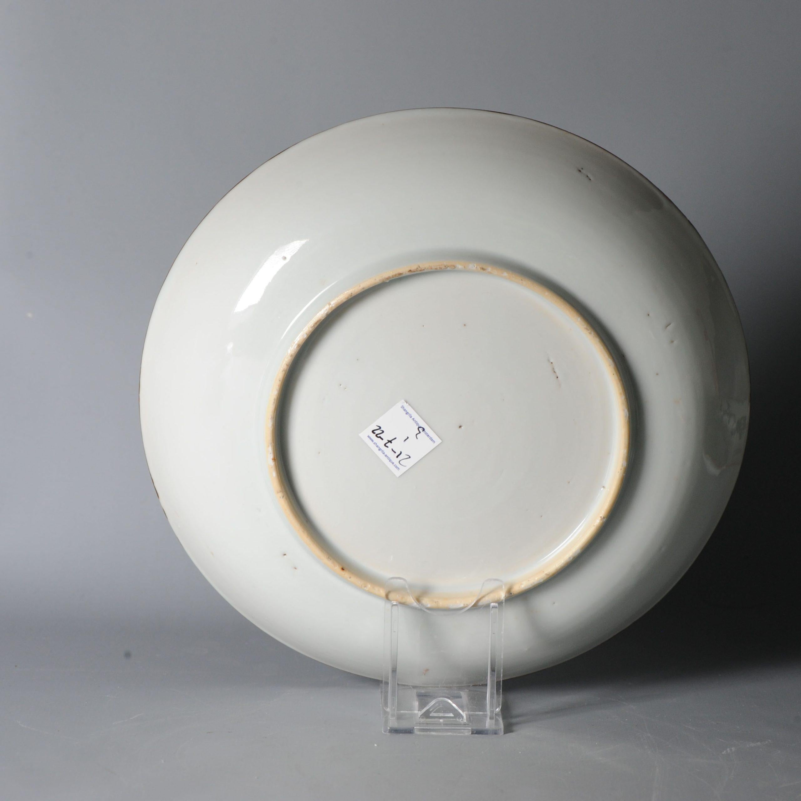 High Quality 18th C Kangxi Period Chinese Porcelain Kakiemon Plate Dutch De 2