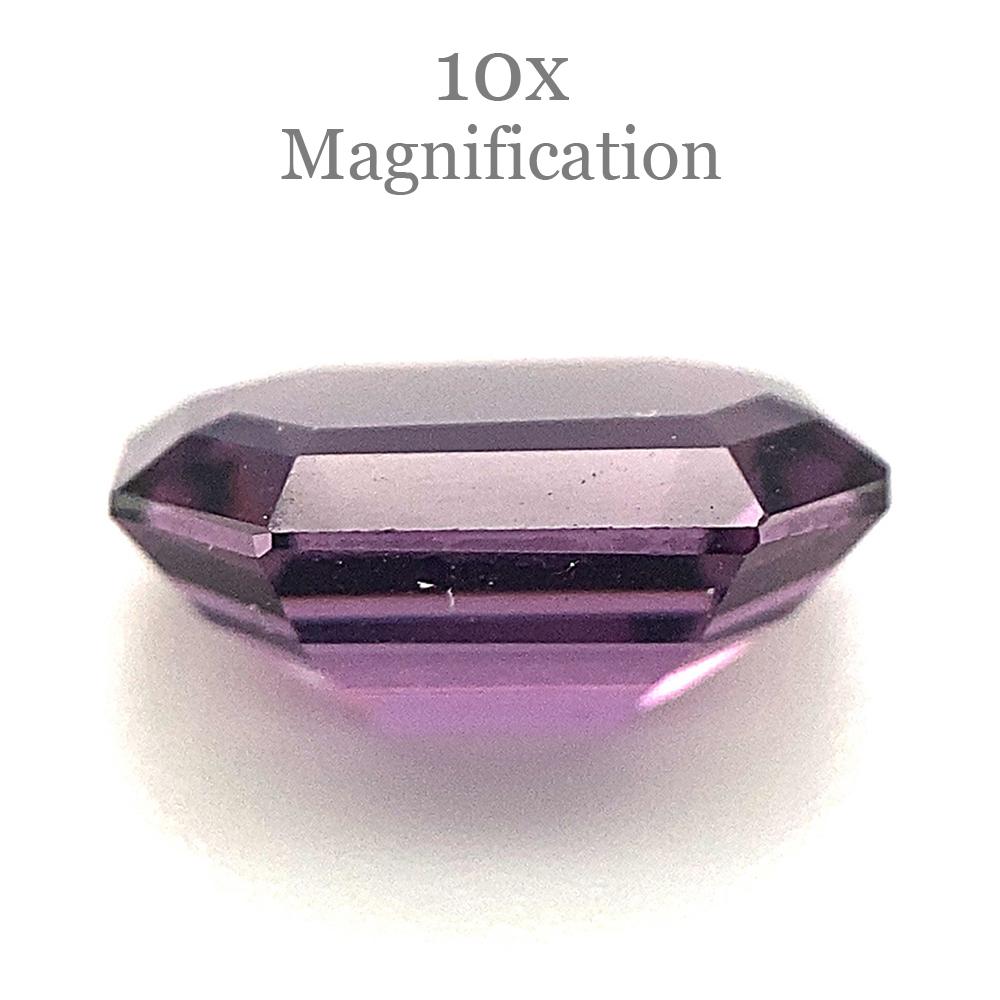 2.1ct Octagonal/Emerald Cut Purple Spinel from Sri Lanka Unheated For Sale 5