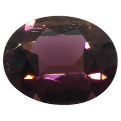 2.1ct Tourmaline rose ovale