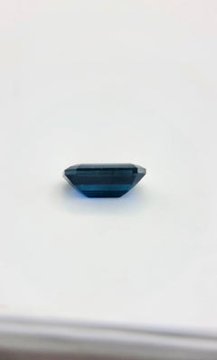 2.1ct Rectangular Dark Blue Natural Sapphire Gemstone
