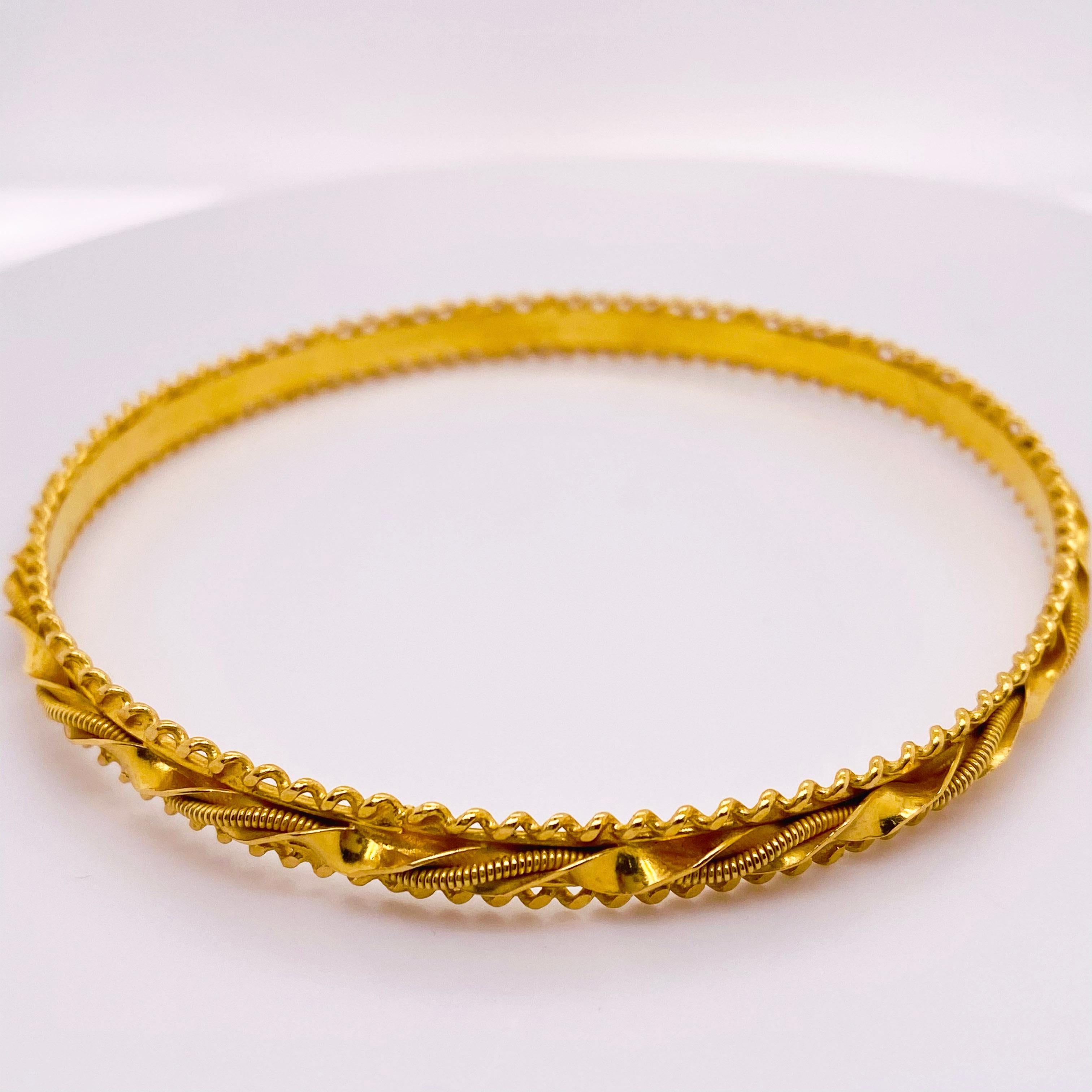 21 carat gold bangles