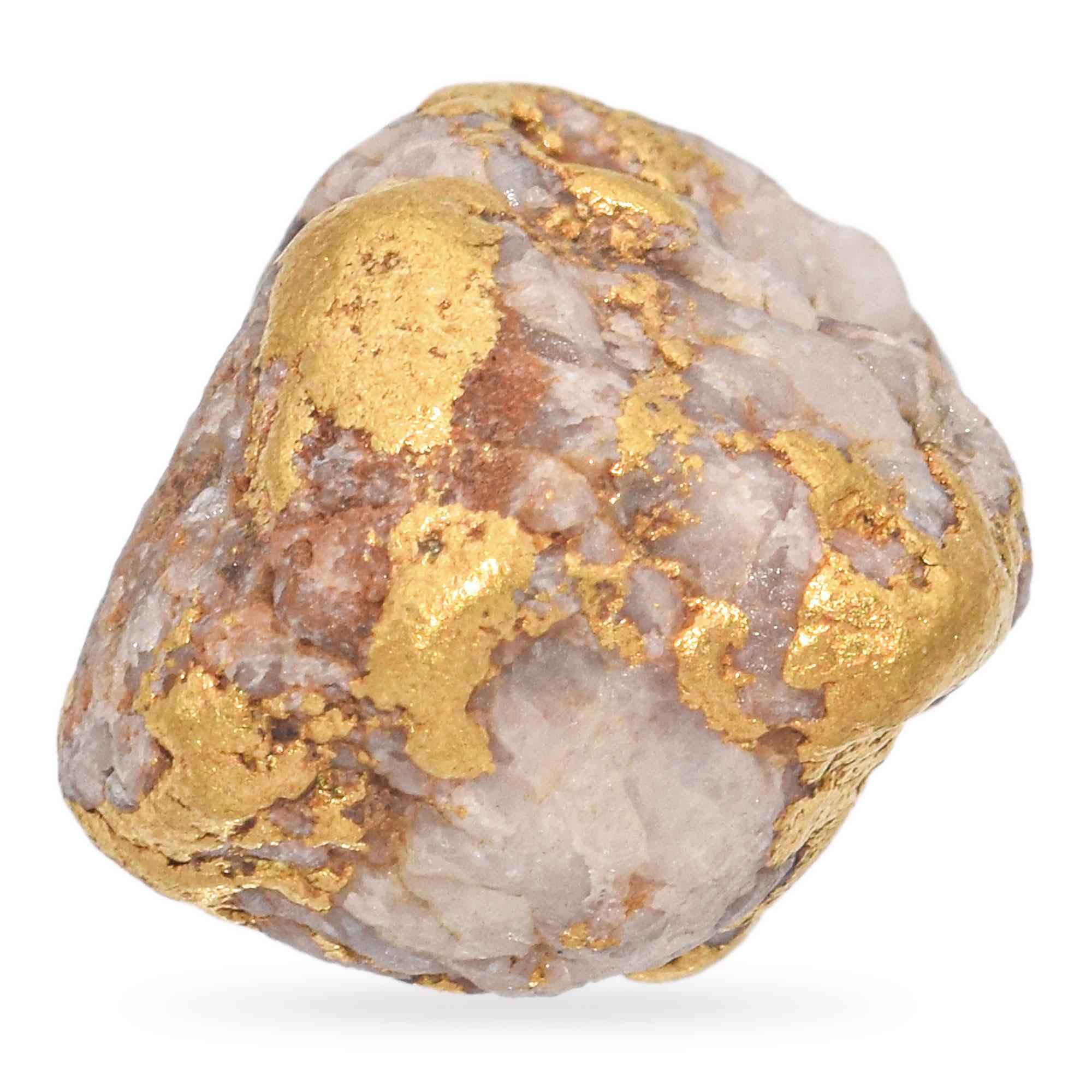 21 Karat natürliches Gold Nugget-Exemplar 4,8 Gramm im Zustand „Gut“ in New York, NY
