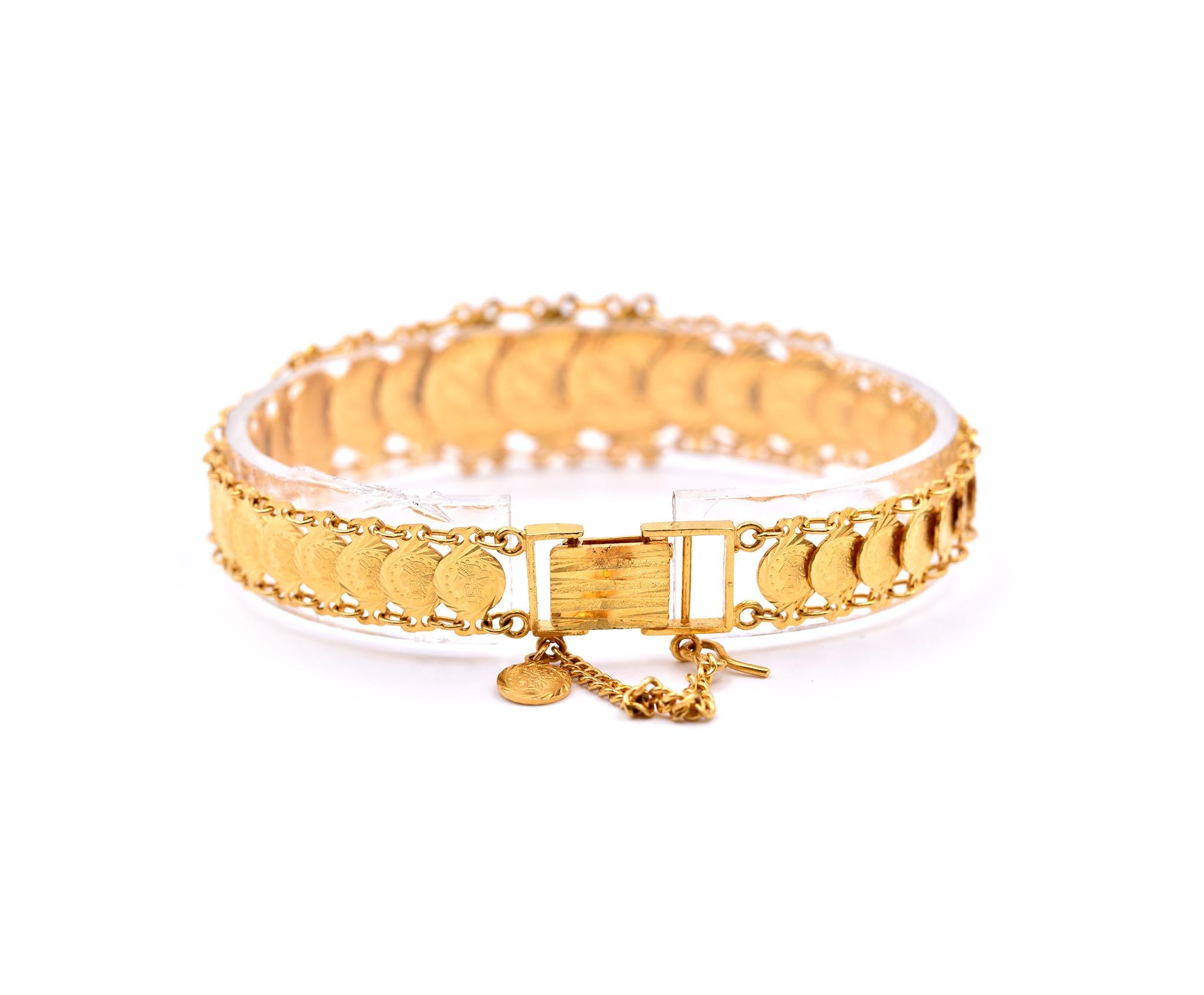 21 karat gold bracelet