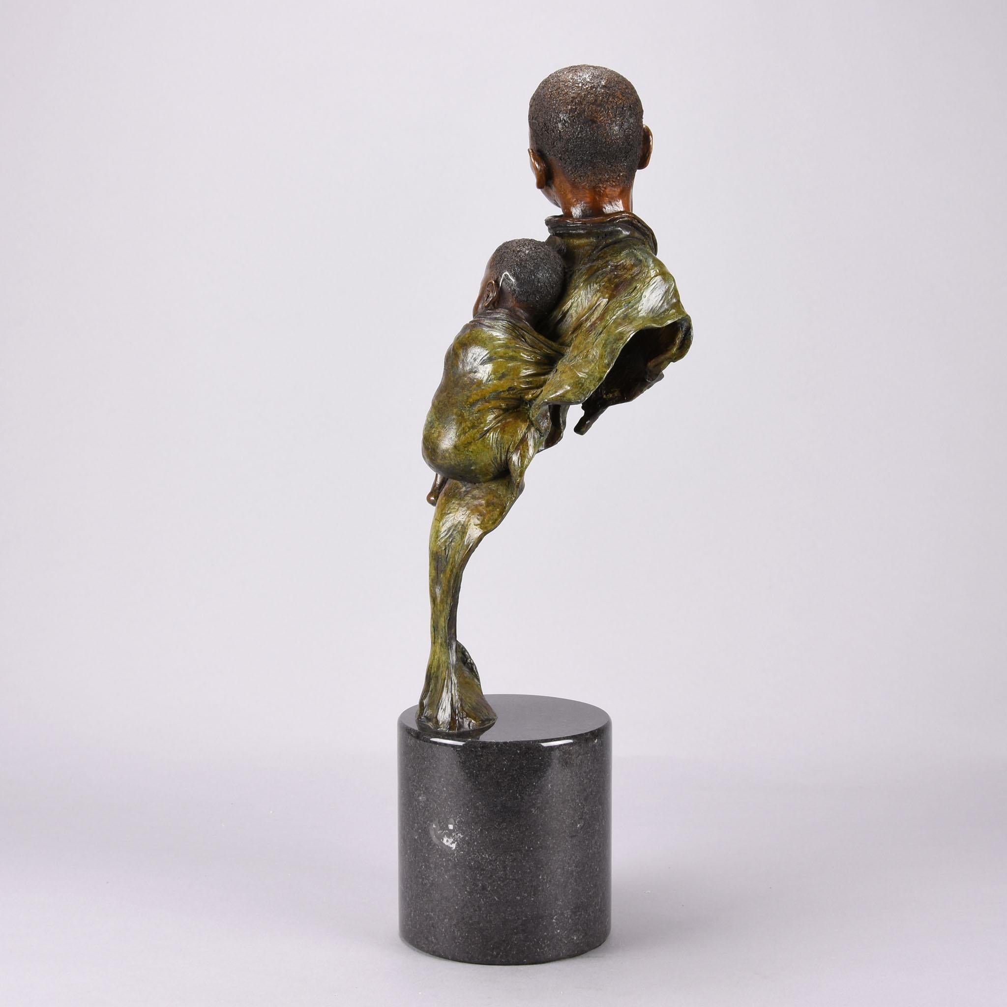 Contemporary 21st C Bronze Entitled 