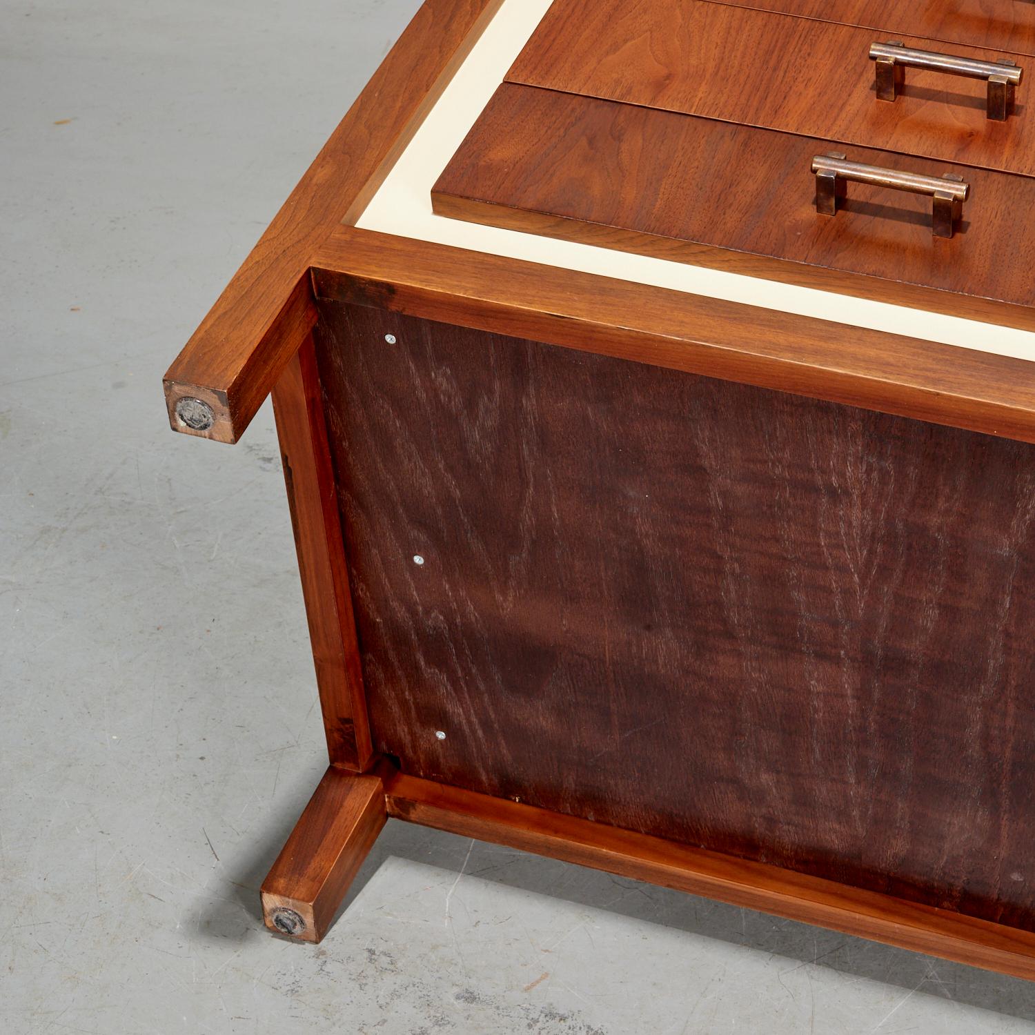 Contemporary 21st C. Ferrell Mittman Walnut Lakecrest Bedside Chest (Style No. FCB7810) For Sale