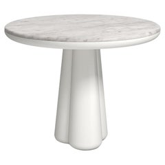 21st Cent. Elena Salmistraro Table Polyurethane Marquinia Marble Top Mat Base