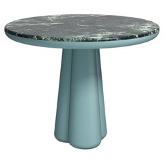 21st Cent. Elena Salmistraro Table Polyurethane Red Levanto Marble Top Mat Base