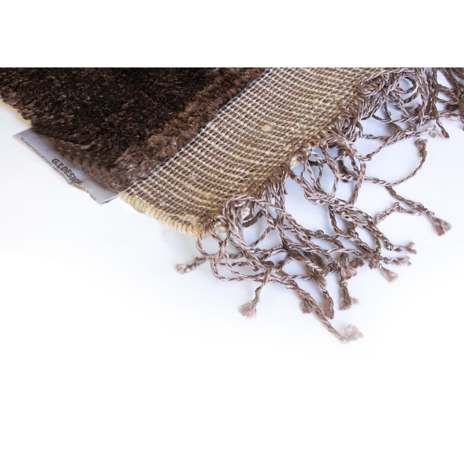 Modern 21st Cent Fringes Viscose Design Rug by Deanna Comellini In Stock 200x300 cm For Sale